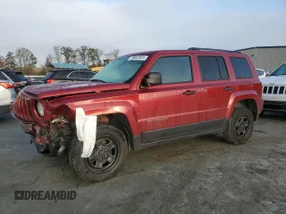 2017 Jeep Patriot 75th Anniversary with VIN 1C4NJRBB9HD195896, listed as a Copart auction lot 79847324 with 119,550 mi miles and Salvage Title. Bid and sale history available at carsss.com. Image 1.