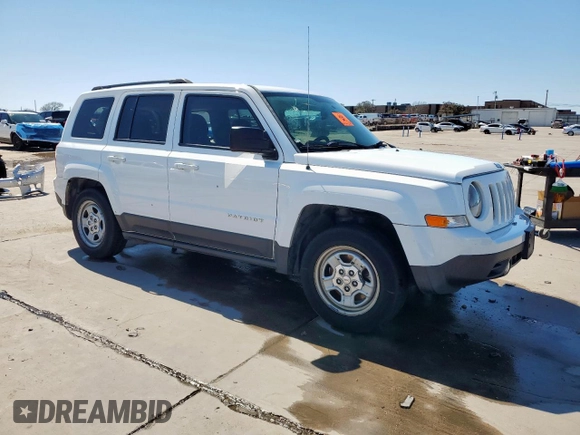 2016 Jeep Patriot Sport with VIN 1C4NJPBA9GD574679, listed as a Copart auction lot 48324585 with 140,704 mi miles and Clean Title. Bid and sale history available at carsss.com. Image 4.