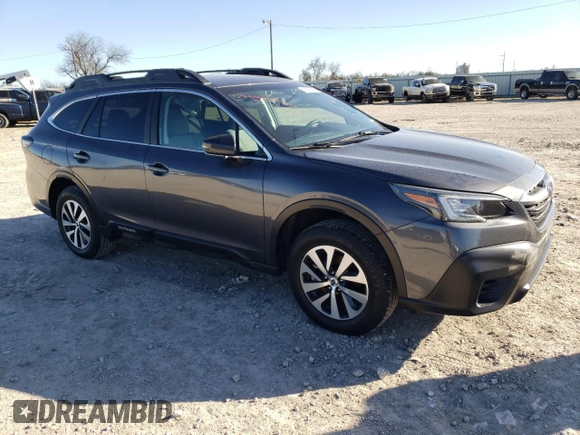 2021 Subaru Outback Premium with VIN 4S4BTADC8M3170813, listed as a Copart auction lot 47970655 with 21,447 mi miles and Salvage Title. Bid and sale history available at DreamBid. Image 4.