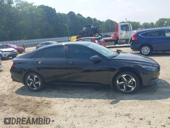 2023 Hyundai Elantra SEL with VIN KMHLS4AGXPU469704, listed as a IAAI auction lot 42355219 with 21,871 mi miles and . Bid and sale history available at DreamBid. Image 12.