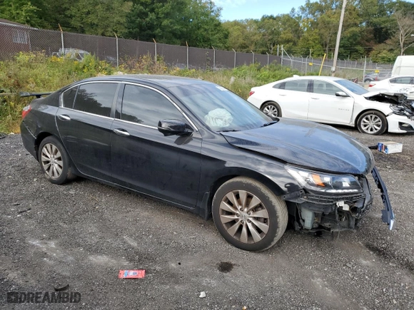 2014 Honda Accord Sedan EX-L with VIN 1HGCR3F88EA034434, listed as a Copart auction lot 75690144 with 135,963 mi miles and Salvage Title. Bid and sale history available at carsss.com. Image 4.