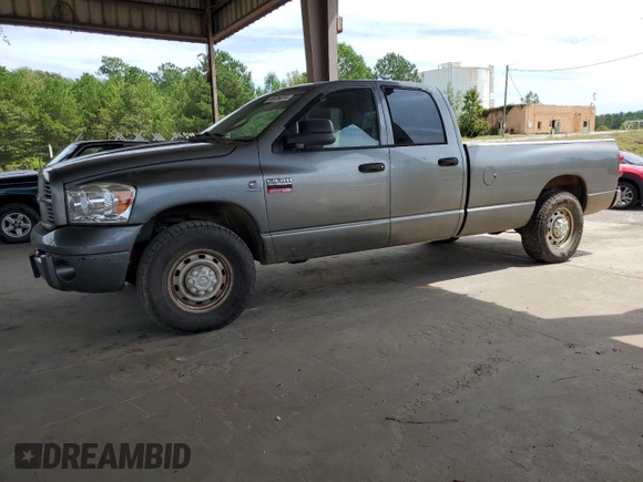 2008 Dodge Ram 2500 SLT with VIN 3D7KR28A28G135341, listed as a Copart auction lot 68936074 with 191,396 mi miles and Salvage Title. Bid and sale history available at carsss.com. Image 1.