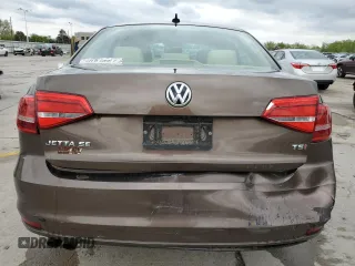 2015 Volkswagen Jetta SE with VIN 3VWD17AJ0FM239520, listed as a Copart auction lot 56109755 with 56,706 mi miles and Non repairable. Bid and sale history available at DreamBid. Image 6.