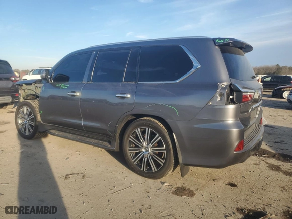 2018 Lexus LX with VIN JTJHY7AX4J4260540, listed as a Copart auction lot 42394315 with NaN miles and Salvage Title. Bid and sale history available at carsss.com. Image 2.
