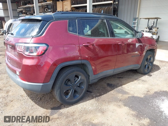 2021 Jeep Compass Latitude z VIN 3C4NJCBB0MT510361, wystawiony jako IAAI lot #42283289 z przebiegiem 37 468 mil mil oraz . Historia ofert i sprzedaży dostępna na DreamBid. Obrazek 4.