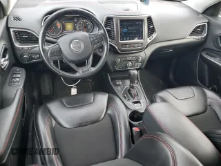 2021 Jeep Cherokee Trailhawk with VIN 1C4PJMBX7MD209604, listed as a Copart auction lot 59289355 with 44,627 mi miles and Salvage title. Bid and sale history available at DreamBid. Image 8.