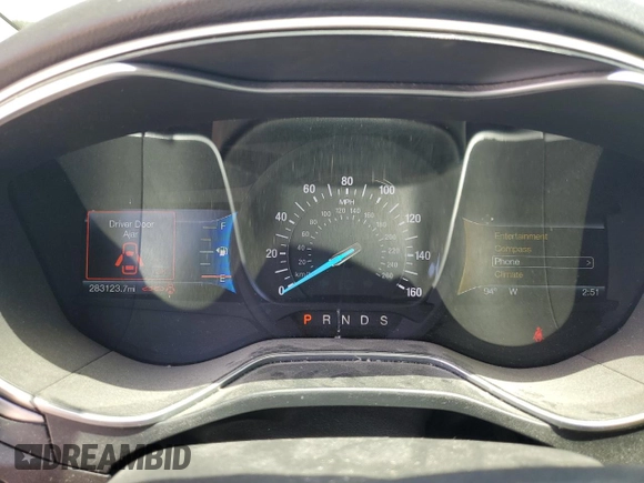2016 Ford Fusion SE with VIN 3FA6P0HD1GR381385, listed as a Copart auction lot 62664685 with 283,123 mi miles and Salvage title. Bid and sale history available at DreamBid. Image 9.