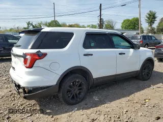 2016 Ford Utility Police Interceptor with VIN 1FM5K8AR5GGC35650, listed as a Copart auction lot 54337335 with 156,248 mi miles and Salvage Title. Bid and sale history available at carsss.com. Image 3.