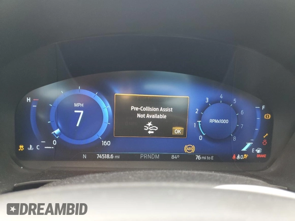2020 Ford Escape Titanium с VIN 1FMCU9J97LUA20595, выставлен на аукционе Copart как лот 59476745 с пробегом 74 518 миль миль и Списание • Salvage title. История ставок и продаж доступна на DreamBid. Изображение 9.