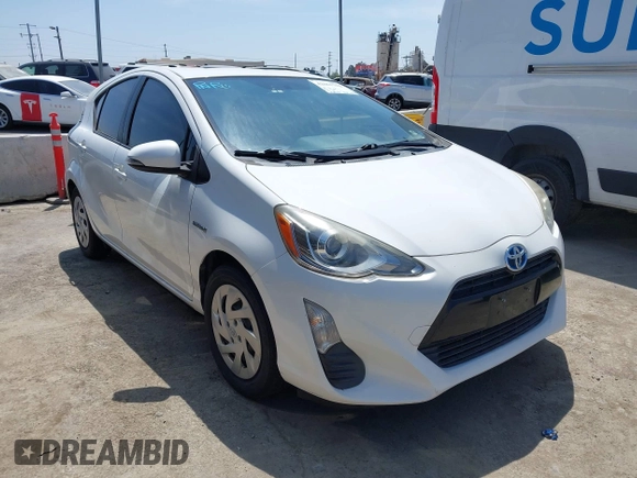 2016 Toyota Prius One with VIN JTDKDTB33G1121440, listed as a IAAI auction lot 42063762 with 72,196 mi miles and . Bid and sale history available at DreamBid. Image 1.