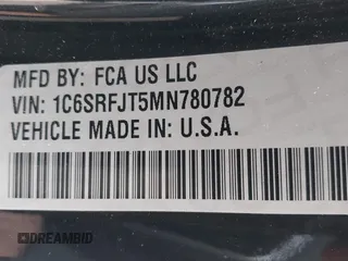 2021 Ram 1500 Laramie с VIN 1C6SRFJT5MN780782, выставлен на аукционе IAAI как лот 42249640 с пробегом 99 030 миль миль и . История ставок и продаж доступна на DreamBid. Изображение 9.