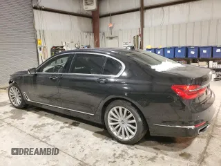 2017 BMW 7 Series 740i with VIN WBA7E2C3XHG741046, listed as a Copart auction lot 45382705 with 99,065 mi miles and Salvage Title. Bid and sale history available at carsss.com. Image 2.