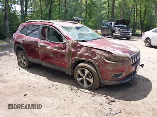 2020 Jeep Cherokee Limited with VIN 1C4PJMDN8LD602361, listed as a IAAI auction lot 42297391 with 34,170 mi miles and . Bid and sale history available at DreamBid. Image 1.