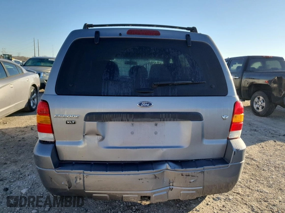 2007 Ford Escape XLT with VIN 1FMYU03197KA99388, listed as a Copart auction lot 46999525 with 192,220 mi miles and Salvage Title. Bid and sale history available at carsss.com. Image 6.