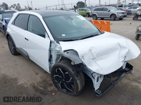 2024 Hyundai Ioniq 5 Limited z VIN KM8KR4DE8RU341059, wystawiony jako IAAI lot #42172937 z przebiegiem 3 480 mil mil oraz . Historia ofert i sprzedaży dostępna na DreamBid. Obrazek 1.