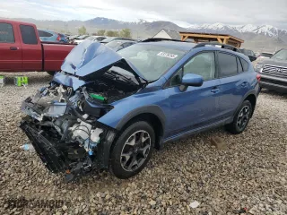 2019 Subaru Crosstrek Premium with VIN JF2GTADC3K8282236, listed as a Copart auction lot 53378265 with 0 mi miles and Salvage Title. Bid and sale history available at carsss.com. Image 1.