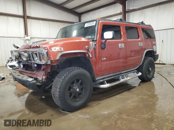 2004 Hummer H2 with VIN 5GRGN23U84H106907, listed as a Copart auction lot 42089285 with 115,838 mi miles and Salvage Title. Bid and sale history available at carsss.com. Image 1.