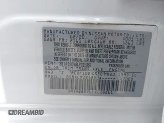 2020 Nissan Sentra SR z VIN 3N1AB8DV6LY228861, wystawiony jako IAAI lot #42225193 z przebiegiem 91 399 mil mil oraz . Historia ofert i sprzedaży dostępna na DreamBid. Obrazek 9.