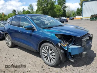 2020 Ford Escape Titanium Hybrid with VIN 1FMCU9DZ2LUC10252, listed as a Copart auction lot 56344755 with 31,382 mi miles and Salvage title. Bid and sale history available at DreamBid. Image 4.