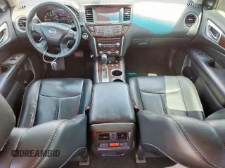 2016 Nissan Pathfinder Platinum with VIN 5N1AR2MNXGC665732, listed as a Copart auction lot 63183965 with 102,473 mi miles and Salvage title. Bid and sale history available at DreamBid. Image 8.