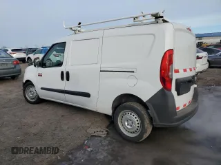 2017 Ram ProMaster City Cargo Tradesman with VIN ZFBERFAB7H6E71317, listed as a Copart auction lot 45488715 with 93,183 mi miles and Salvage Title. Bid and sale history available at DreamBid. Image 2.
