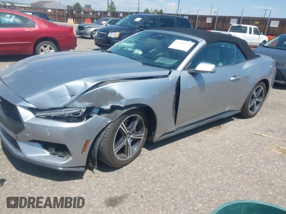 2024 Ford Mustang EcoBoost z VIN 1FAGP8UH4R5118907, wystawiony jako IAAI lot #42609174 z przebiegiem Nie podano mil oraz . Historia ofert i sprzedaży dostępna na DreamBid. Obrazek 2.