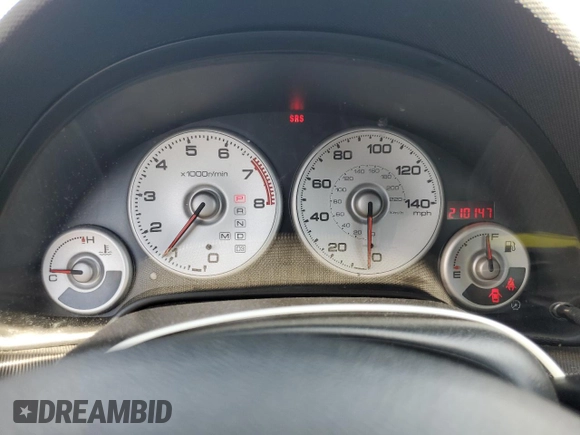 2002 Acura RSX Auto with VIN JH4DC54872C014273, listed as a Copart auction lot 69291754 with 210,147 mi miles and Salvage Title. Bid and sale history available at carsss.com. Image 9.