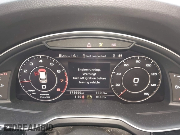 2017 Audi Q7 Premium Plus z VIN WA1LAAF78HD006485, wystawiony jako IAAI lot #41472079 z przebiegiem 175 699 mil mil oraz . Historia ofert i sprzedaży dostępna na DreamBid. Obrazek 7.