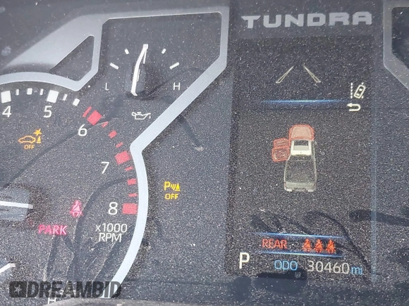 2022 Toyota Tundra SR5 with VIN 5TFLA5AB7NX013477, listed as a IAAI auction lot 42172272 with 30,460 mi miles and . Bid and sale history available at DreamBid. Image 15.