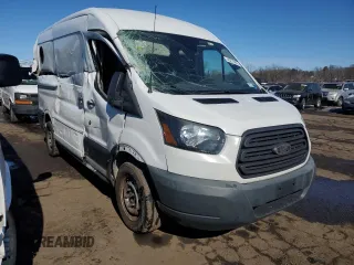 2017 Ford Transit with VIN 1FTYE1CM9HKA61291, listed as a Copart auction lot 45279495 with Not Provided miles and Salvage Title. Bid and sale history available at DreamBid. Image 4.