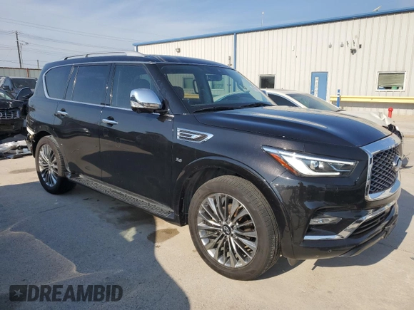 2018 Infiniti QX80 with VIN JN8AZ2NE3J9195104, listed as a Copart auction lot 66780704 with 109,427 mi miles and Clean Title. Bid and sale history available at carsss.com. Image 4.