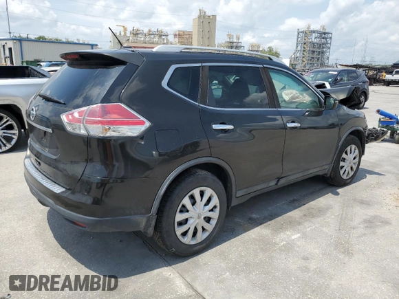 2016 Nissan Rogue S with VIN 5N1AT2MNXGC863261, listed as a Copart auction lot 53807464 with 109,166 mi miles and Salvage Title. Bid and sale history available at DreamBid. Image 3.