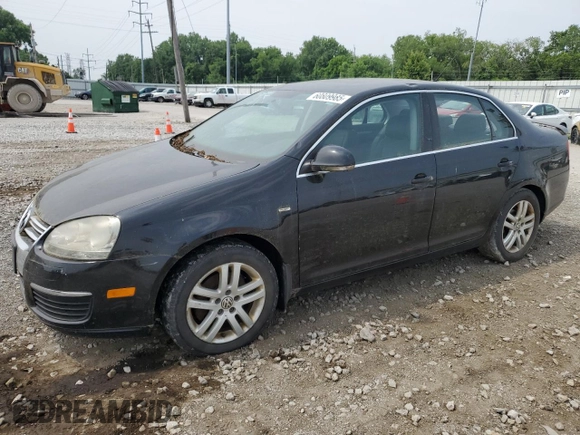 2007 Volkswagen Jetta Wolfsburg Edition z VIN 3VWEF71K77M087560, wystawiony jako Copart lot #60809985 z przebiegiem 151 561 mil mil oraz Szkoda całkowita • Salvage title. Historia ofert i sprzedaży dostępna na DreamBid. Obrazek 1.