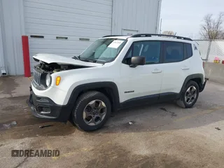 2016 Jeep Renegade Sport with VIN ZACCJAAT3GPE31591, listed as a IAAI auction lot 41847040 with 68,016 mi miles and . Bid and sale history available at carsss.com. Image 18.