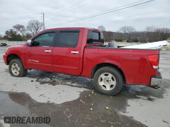 2005 Nissan Titan SE with VIN 1N6AA07B95N510959, listed as a Copart auction lot 46079125 with 376,245 mi miles and Clean Title. Bid and sale history available at carsss.com. Image 2.