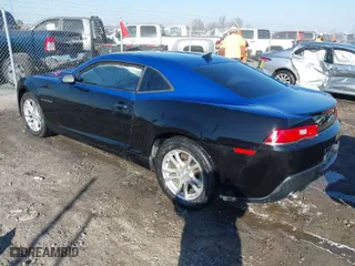 2015 Chevrolet Camaro LS with VIN 2G1FB1E31F9146573, listed as a IAAI auction lot 41673309 with 132804 miles. Bid and sale history available at carsss.com. Image 3.