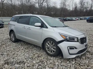 2020 Kia Sedona EX with VIN KNDMB5C10L6648064, listed as a Copart auction lot 46973085 with 52,374 mi miles and Salvage Title. Bid and sale history available at carsss.com. Image 4.