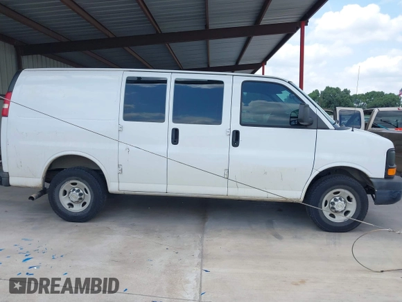 2013 Chevrolet Express Cargo Van with VIN 1GCWGFBAXD1168680, listed as a IAAI auction lot 42113126 with 162,376 mi miles. Bid and sale history available at carsss.com. Image 12.