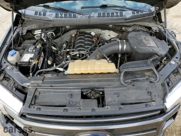 2018 Ford F-150 XL with VIN 1FTEW1E50JKD67629, listed as a Copart auction lot 43255595 with 61,336 mi miles and Salvage Title. Bid and sale history available at carsss.com. Image 11.