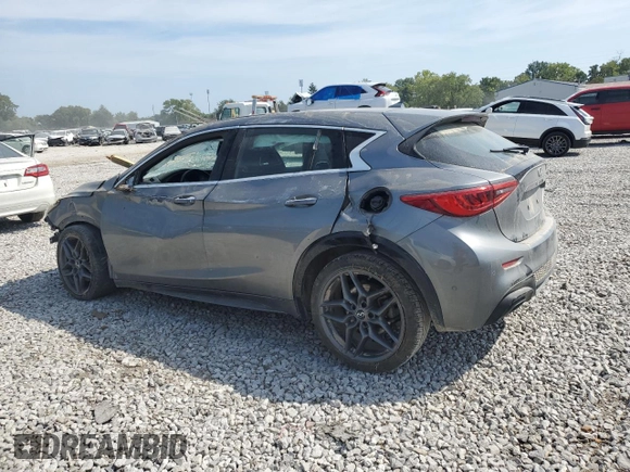 2017 Infiniti QX30 Sport with VIN SJKCH5CP8HA032077, listed as a Copart auction lot 68787934 with 39,072 mi miles and Salvage title. Bid and sale history available at DreamBid. Image 2.