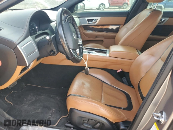 2012 Jaguar XF Portfolio with VIN SAJWA0HB9CLS28855, listed as a Copart auction lot 51770025 with 0 mi miles and Salvage Title. Bid and sale history available at carsss.com. Image 7.