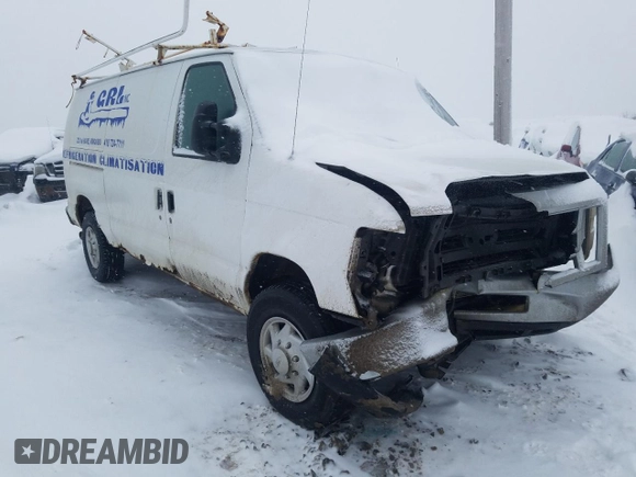 2008 Ford Econoline Cargo Commercial with VIN 1FTNE24L08DA53566, listed as a Copart auction lot 83140354 with Not Provided miles and Salvage Title. Bid and sale history available at DreamBid. Image 4.
