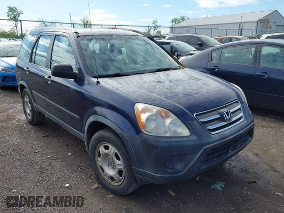 2006 Honda CR-V LX with VIN JHLRD78566C015746, listed as a IAAI auction lot 42088640 with 145,521 mi miles and . Bid and sale history available at carsss.com. Image 1.
