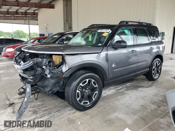 2022 Ford Bronco Sport Outer Banks with VIN 3FMCR9C6XNRD91538, listed as a Copart auction lot 58614165 with Not provided miles and Non repairable. Bid and sale history available at DreamBid. Image 1.
