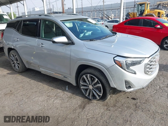 2020 GMC Terrain Denali z VIN 3GKALXEX0LL294117, wystawiony jako IAAI lot #42343656 z przebiegiem 67 697 mil mil oraz . Historia ofert i sprzedaży dostępna na DreamBid. Obrazek 1.