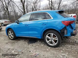 2019 Audi Q3 S line Premium Plus with VIN WA1EECF39K1088046, listed as a Copart auction lot 49435875 with 50,883 mi miles and Salvage Title. Bid and sale history available at carsss.com. Image 2.