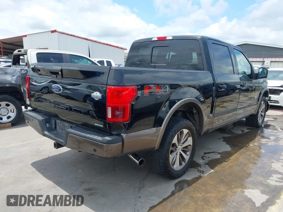 2018 Ford F-150 XL with VIN 1FTEW1EG8JFA43905, listed as a IAAI auction lot 42364574 with 139,009 mi miles and . Bid and sale history available at DreamBid. Image 4.