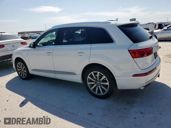2017 Audi Q7 Premium Plus with VIN WA1LAAF78HD049207, listed as a Copart auction lot 50775835 with 107,482 mi miles and Salvage Title. Bid and sale history available at DreamBid. Image 2.