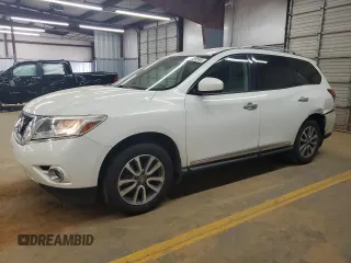 2013 Nissan Pathfinder SL with VIN 5N1AR2MN1DC634588, listed as a Copart auction lot 52020595 with 233,249 mi miles and Salvage Title. Bid and sale history available at carsss.com. Image 1.