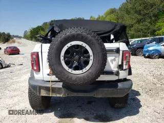 2021 Ford Bronco with VIN 1FMEE5DP2MLA87380, listed as a Copart auction lot 48751495 with 39,568 mi miles and Salvage Title. Bid and sale history available at DreamBid. Image 6.
